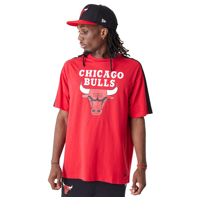 Neu Era NBA Chicago Bulls Farbe Block überdimensionales T-Shirt