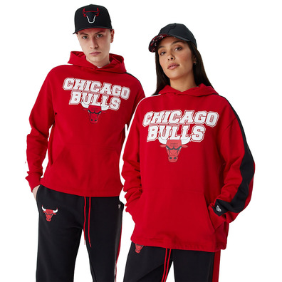 Neue Era NBA Chicago Bulls Schneiden und Sew überdimensional Hoodie