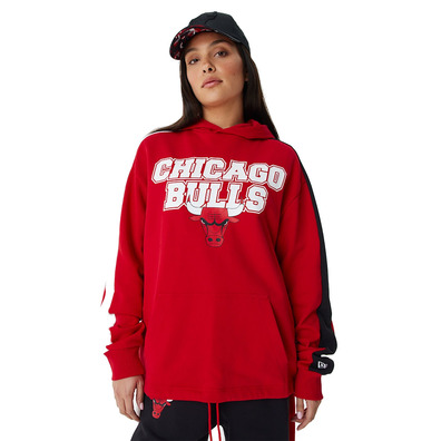 Neue Era NBA Chicago Bulls Schneiden und Sew überdimensional Hoodie