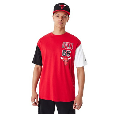 Neu Era NBA Chicago Bulls Schnitt Sew überdimensionales T-Shirt