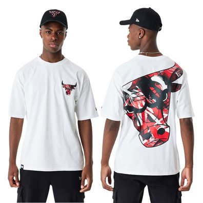 Neu Era NBA Chicago Bulls Large Infill Oversized T-Shirt