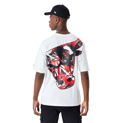 Neu Era NBA Chicago Bulls Large Infill Oversized T-Shirt