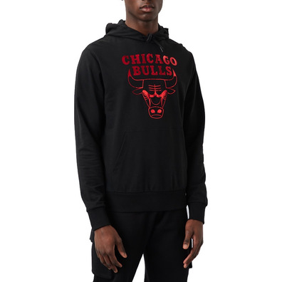 Neu Era NBA Chicago Bulls Logo Foliendruck "Black-Red Metallic"