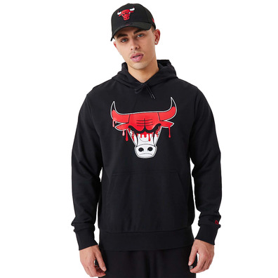 Neue Era NBA Chicago Bulls NBA Drip Logo Hoodie "Black"