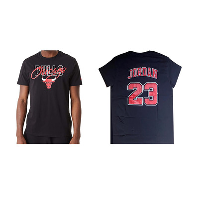 New Era NBA Chicago Bulls NBA Script Tee # 23 Jordan