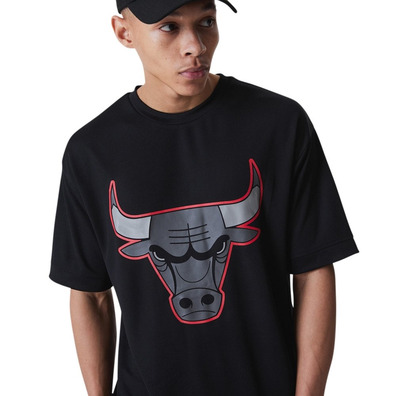 Neue Era NBA Chicago Bulls Outline Mesh überdimensioniert Tee