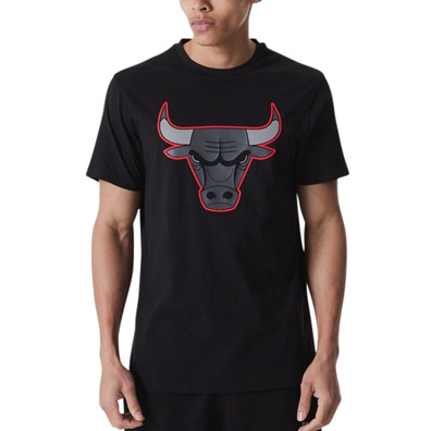 Neu Era NBA Chicago Bulls Outline Tee "Schwarz"