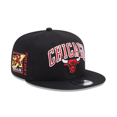 Neu Era NBA Chicago Bulls Patch 9FIFTY Snapback "6 Anillos"