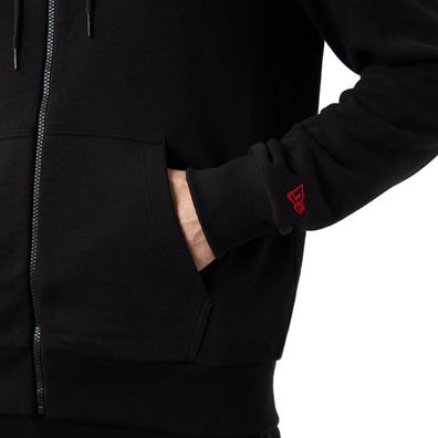 Neu Era NBA Chicago Bulls Script Logo FZ Hoodie "Schwarz"