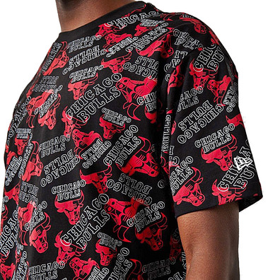 Neue Era NBA Chicago Bulls Team AOP Oversize Tee