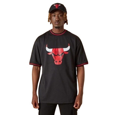 Neue Era NBA Chicago Bulls Team Logo Oversize Mesh Tee