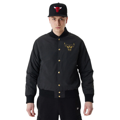 Neue Era NBA Chicago Bulls Team Script Bomber Jacke