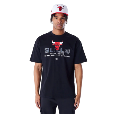 Neue Era NBA Chicago Bulls Tech Oversized T-Shirt "Black"