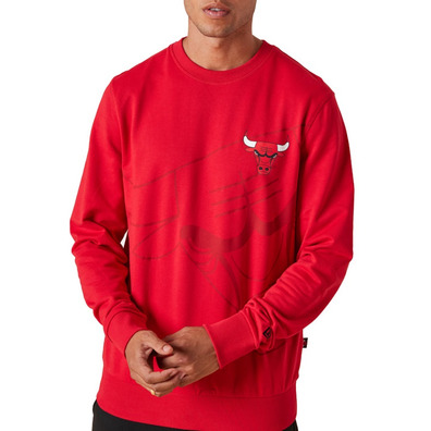 Neue Era NBA Chicago Bulls Washed Graphic Sweatshirt