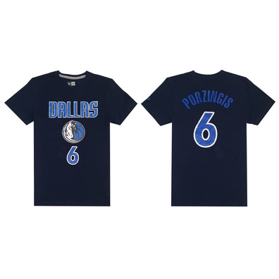 New Era NBA Dallas Mavericks Logo Tee # 6 Porzingis #