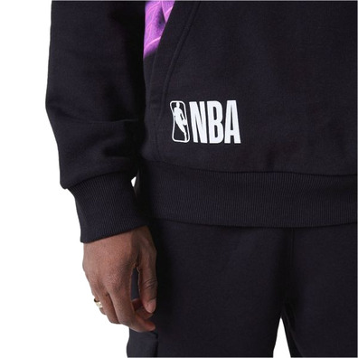 Neu Era NBA L.A. Lakers Logo vergrößert Neon Pollover Hoodie