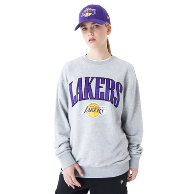 Neu Era NBA L.A Lakers Arch Graphic Oversized Crew Neck Sweatshirt