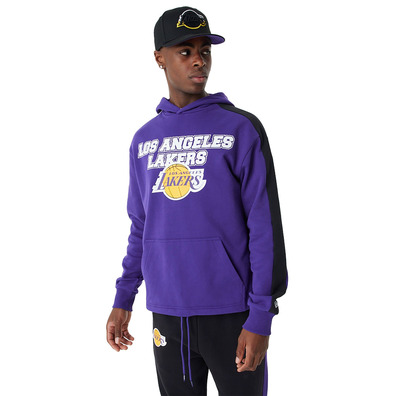 Neu Era NBA L.A. Lakers Cut und Sew überdimensional Hoodie