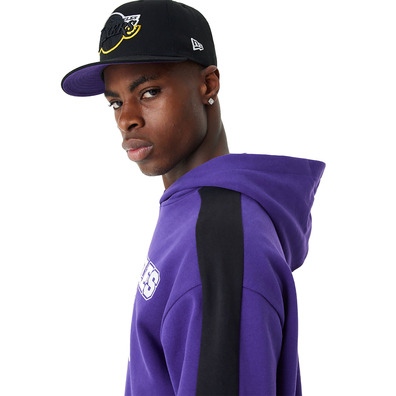 Neu Era NBA L.A. Lakers Cut und Sew überdimensional Hoodie