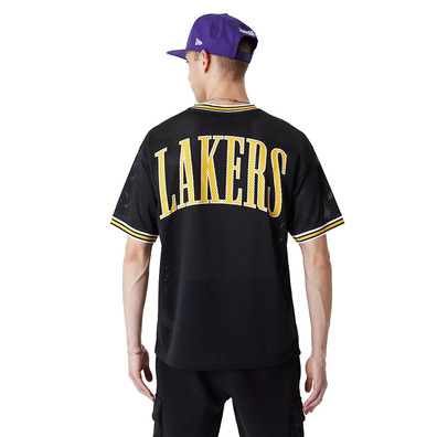 Neu Era NBA L.A. LAkers Lifestyle Mesh Überdimensionales T-Shirt