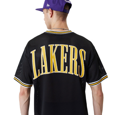 Neu Era NBA L.A. LAkers Lifestyle Mesh Überdimensionales T-Shirt