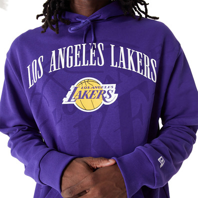 Neu Era NBA L.A. Lakers Logo Pullover Hoodie "Purple"