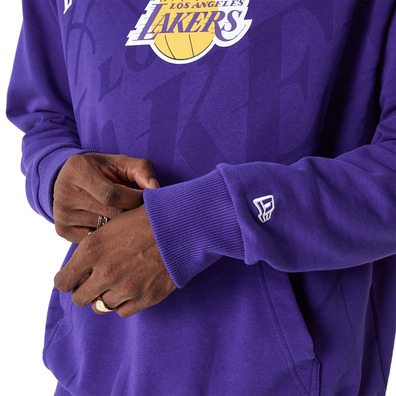 Neu Era NBA L.A. Lakers Logo Pullover Hoodie "Purple"