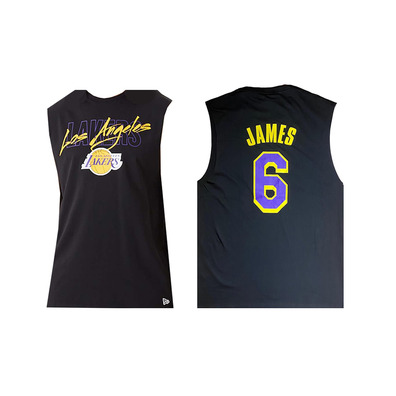 New Era NBA L.A. Lakers NBA Script # 6 JAMES #