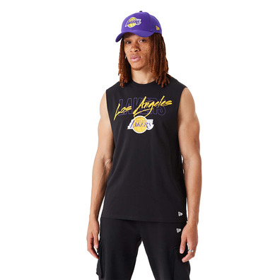 Neu Era NBA L.A. Lakers NBA Script Essential Sleeveless Tee