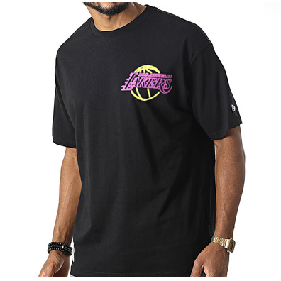 Neu Era NBA L.A. Lakers Oversize BP Logo Neon Tee