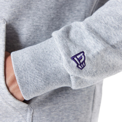 Neu Era NBA L.A. Lakers Script Oversized Pullover Hoodie "Grey"