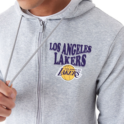 Neu Era NBA L.A. Lakers Script Red Full Zip Hoodie