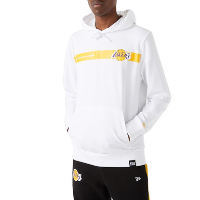 Neu Era NBA L.A Lakers Team Logo Stripe Po Hoodie