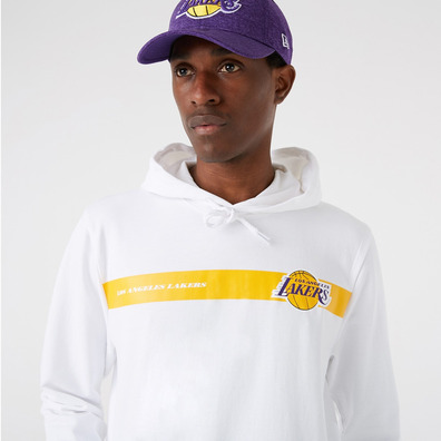 Neu Era NBA L.A Lakers Team Logo Stripe Po Hoodie