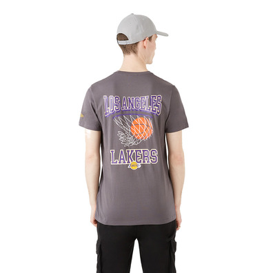 Neu Era NBA L.A Lakers Throwback Graphic T-Shirt "Grey"