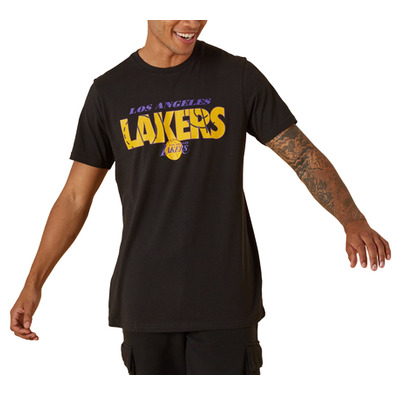 Neu Era NBA L.A Lakers Wordmark Court Infill T-Shirt "Black"