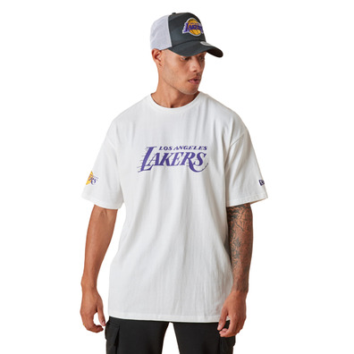 Neu Era NBA L.A Lakers Wordmark Logo T-Shirt