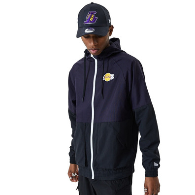 Neu Era NBA Los Angeles Lakers Check Ripstop Windbreaker