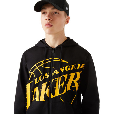 Neu Era NBA Los Angeles Lakers Großes Logo FZ Hoodie