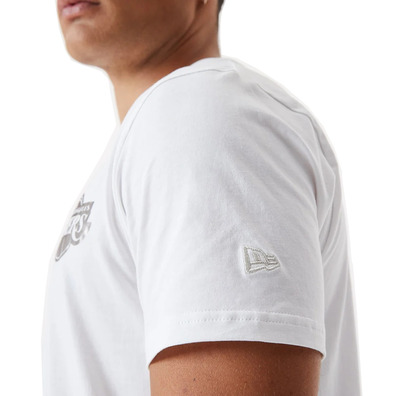 Neu Era NBA Los Angeles Lakers Metallic Tee "White-Silver"