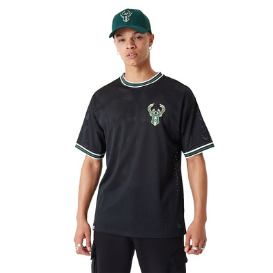 Neu Era NBA Milwaukee Bucks Lifestyle Mesh Oversized T-Shirt