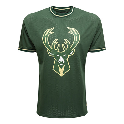 Neu Era NBA Milwaukee Bucks Team Logo Oversize Mesh Tee