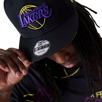 Neue Ära NBA Neon Pack L.A. Lakers 9Fifty Snapback Cap