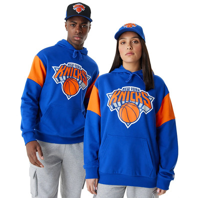 New Era NBA New York Knicks Farbe Block überdimensional Hoodie