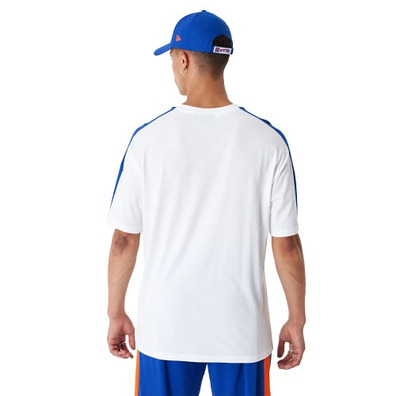 New Era NBA New York Knicks Farbe Block überdimensionales T-Shirt