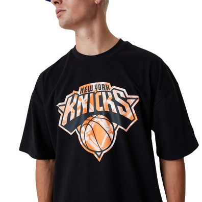 New Era NBA New York Knicks Infill Logo überdimensionale Tee