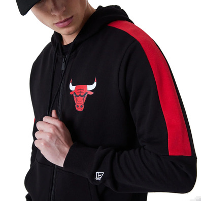 New Era NBA Offizielle Chicago Bulls Logo FZ Hoodie