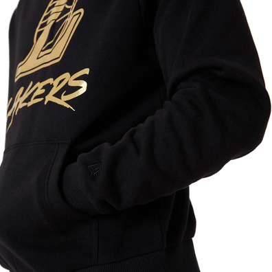 Neu Era NBA Official L.A. Lakers Metallic Logo Hoodie "Black-Gold"