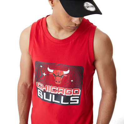 Neu Era NBA Team Chicago Bulls Graphic Tank Top