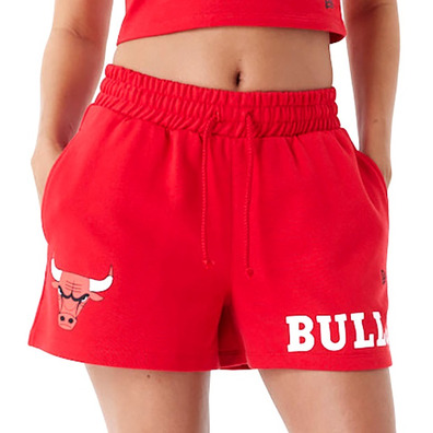 New Era NBA Team Chicago Bulls Logo Damen Shorts